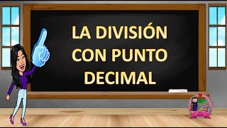 Divisiones con punto decimal [upl. by Lemire]