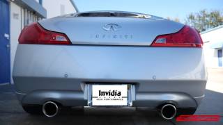 Invidia Gemini CatBack Exhaust  Infiniti G37  Exhaust Video  NextGen Tuning [upl. by Fitzhugh]