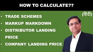 FMCG Margin Calculation  MarkUp  MarkDown  Scheme Calculation In FMCG  FMCG Business [upl. by Nneb]