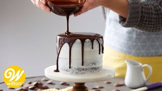 How to Make a Rich Chocolate Ganache Glaze Recipe  Wilton [upl. by Robson191]