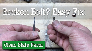 How to Remove a Broken Bolt or Broken Screw [upl. by Ahsemat]