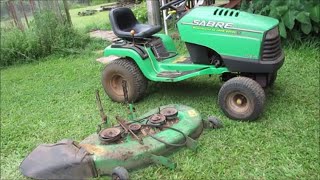 More repairs to the John Deere Sabre 1438HS [upl. by Ollopa879]