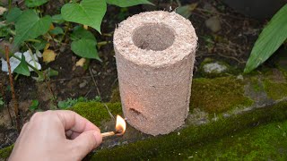 How to Make a Sawdust Stove [upl. by Llyrat]