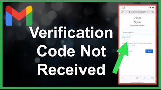 Gmail Verification Code Not Received [upl. by Olvan]