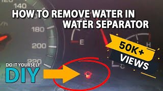 How to remove water in water separator  DIY  SsangYong Rexton  Kyron  Actyon [upl. by Ferwerda]