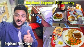 Rajdhani Express First Class Coupe Food Review  Howrah to New Delhi  Indian Railways  Irctc Food [upl. by Edlihtam]