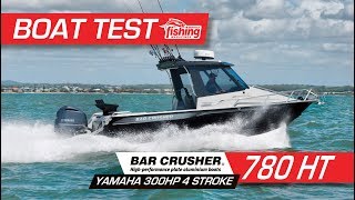 Tested  Bar Crusher 780HT with 300 Yamaha 4 stroke [upl. by Olihs]