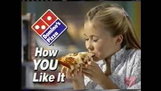 Dominos Pizza  Television Commercial  1999 [upl. by Osi]