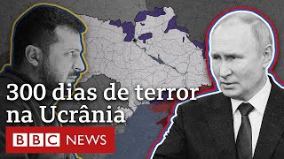 Como está guerra na Ucrânia após 300 dias [upl. by Anos]