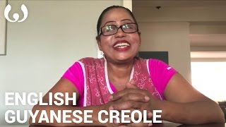 WIKITONGUES Sandra speaking English and Guyanese Creole [upl. by Chrisoula]