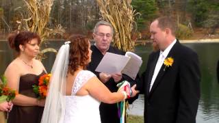 Foley Wedding Vows Handfasting Sand Ceremony [upl. by Halfon]