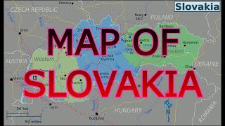 MAP OF SLOVAKIA [upl. by Whitehouse176]