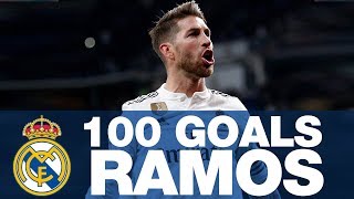 SERGIO RAMOS 100 GOALS [upl. by Pacifica]