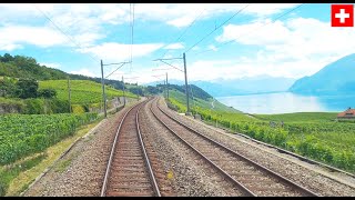 ★ 4K reupload Geneva  Bern  Lucerne cab ride speeds up to 200kmh 072020 [upl. by Ingeborg]