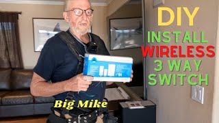 Wireless 3Way Light Switch Installation Made Easy [upl. by Harbed]