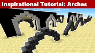 Minecraft How To Build Arches Tutorial Including Roman arch Ogee arch Parabolic arch and more [upl. by Atreb]