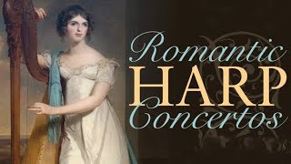 Romantic Harp Concertos  Handel MozartClassical Playlist [upl. by Annoed243]