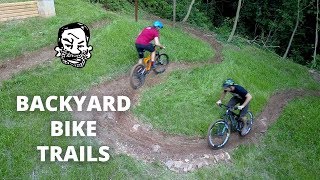 Backyard MTB Trails  Building amp Riding [upl. by Einreb]