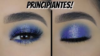 Maquillaje Azul Dramático  PRINCIPIANTES [upl. by Gasparo861]