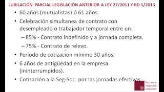 VÍDEO EXPLICATIVO JUBILACIÓN PARCIAL [upl. by Tteraj]