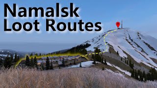 Namalsk Loot Routes 1  DayZ Map Guide [upl. by Assilac]