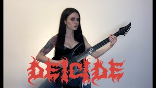 Deicide  Homage For Satan guitar cover [upl. by Panaggio]