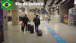 Arriving In RIO DE JANEIRO 🇧🇷  RIOgaleão  Tom Jobim International Airport GIG  Walk Tour [upl. by Cairistiona]