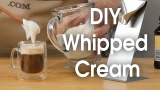 DIY whipped cream in 60 seconds [upl. by Ahearn]