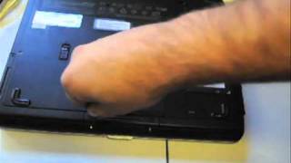 Compaq Presario  How to remove hard drive [upl. by Lertnek]