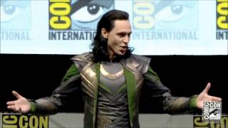 Loki Takes Hall H SDCC 2013 Comic Con FULL appearance [upl. by Lawson]