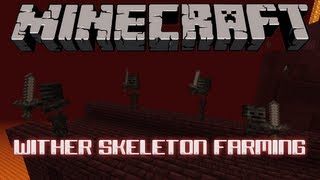 Wither Skeleton Farming Tutorial [upl. by Nostrebor]