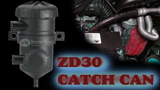 NISSAN PATROL ZD30  CATCH CAN SETUP [upl. by Apgar]