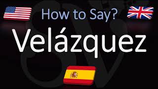 How to Pronounce Velázquez CORRECTLY Spanish amp English Pronunciation [upl. by Niel]