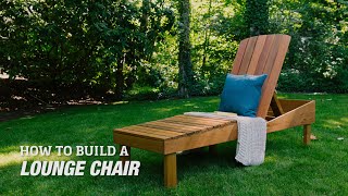 How to Build a DIY Lounge Chair [upl. by Keon286]