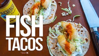 Easy Fish Tacos  SAM THE COOKING GUY 4K [upl. by Kalindi]