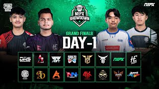 PUBG Mobile NEPX Showdown  Grand Finals Day 1 [upl. by Kling]