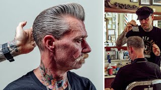 HOW TO CUT THE MR WHITE SILVER FOX POMPADOUR [upl. by Valiant]