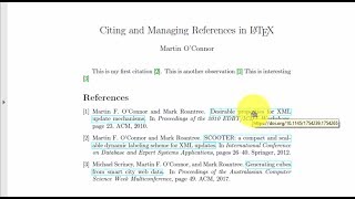 How to hyperlink references in LaTeX [upl. by Nylemaj119]