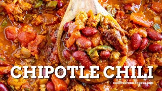 Chipotle Chili  Spicy Chunky DELICIOUS [upl. by Moss]