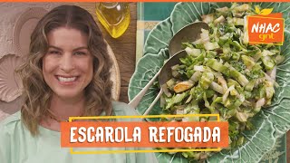 Escarola refogada veja técnica que pode ser usada com outras verduras  Rita Lobo  Cozinha Prática [upl. by Allison]