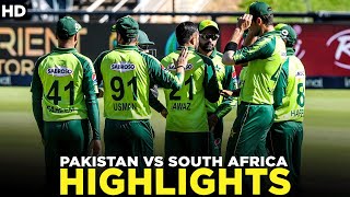 Highlights  Pakistan vs South Africa  T20I  PCB  ME2A [upl. by Kenton]