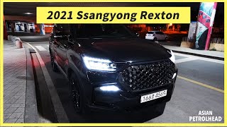 2021 Ssangyong Rexton Review – POV Night Drive  the Flagship from the Ssangyong Motors [upl. by Aikemit]