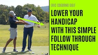 GOLF One Simple Follow Through Technique To Lower Your Handicap And Improve Contact [upl. by Constant453]