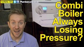 BOILER KEEPS LOSING PRESSURE  WHY AND HOW TO FIX  Plumbing tips [upl. by Alyss]