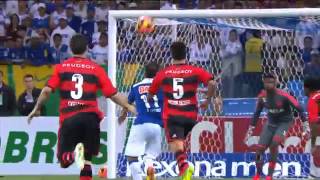 Gol espetacular de Éverton Ribeiro Cruzeiro 2x1 Flamengo 21082013 [upl. by Sweyn]