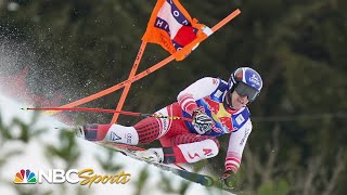 Fearless Austrian conquers starstudded field at Kitzbuhel downhill  NBC Sports [upl. by Ainod996]