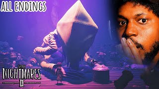 NO HOW COULD THEY END IT LIKE THIS  Little Nightmares 2 Part 5 ALL ENDINGS [upl. by Vera810]