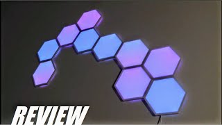 REVIEW Govee Glide Hexa Smart LED Light Panels  Nanoleaf Alternative [upl. by Lette509]