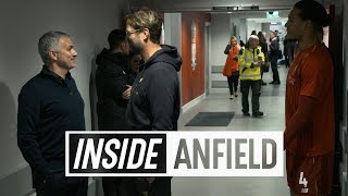 Inside Anfield Liverpool 31 Manchester United  Shaqiris double sends Reds top [upl. by Anik766]