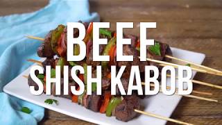 BEST Beef Shish Kabob Recipe  The Mediterranean Dish [upl. by Peyter]